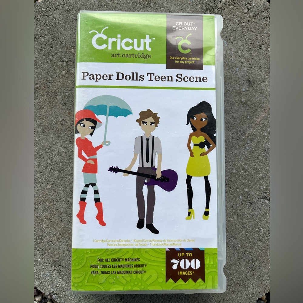 Cricut art cartridge Paper Dolls Teen Scene